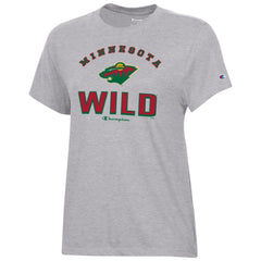 Minnesota Wild Champion Women's Core T-Shirt - Heather Gray | US 201078240