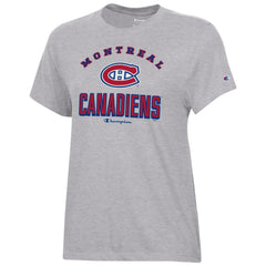 Montreal Canadiens Champion Women's Core T-Shirt - Heather Gray | US 201078241