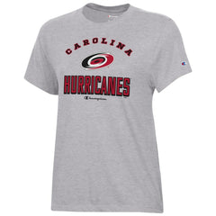 Carolina Hurricanes Champion Women's Core T-Shirt - Heather Gray | US 201078245