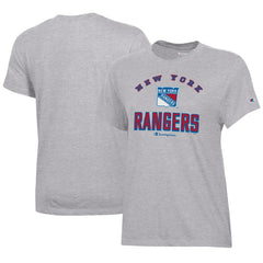 New York Rangers Champion Women's Core T-Shirt - Heather Gray | US 201078246