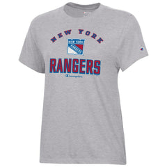 New York Rangers Champion Women's Core T-Shirt - Heather Gray | US 201078246