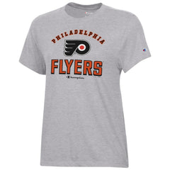 Philadelphia Flyers Champion Women's Core T-Shirt - Heather Gray | US 201078248