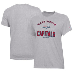 Washington Capitals Champion Women's Core T-Shirt - Heather Gray | US 201078255