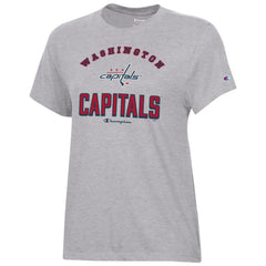 Washington Capitals Champion Women's Core T-Shirt - Heather Gray | US 201078255