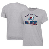 Colorado Avalanche Champion Women's Core T-Shirt - Heather Gray | US 201078259