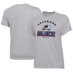 Colorado Avalanche Champion Women's Core T-Shirt - Heather Gray | US 201078259