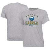 Buffalo Sabres Champion Women's Core T-Shirt - Heather Gray | US 201078265