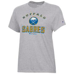 Buffalo Sabres Champion Women's Core T-Shirt - Heather Gray | US 201078265