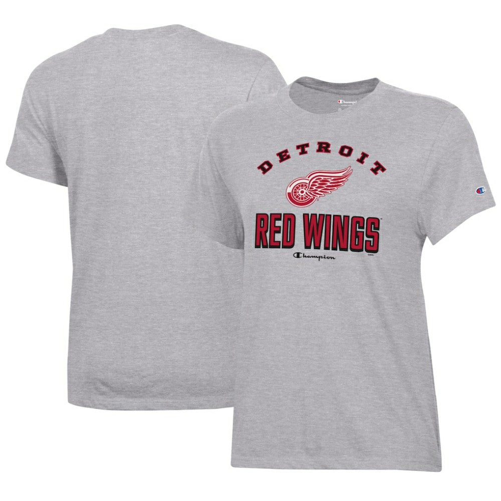 Detroit Red Wings Champion Women's Core T-Shirt - Heather Gray | US 201078267