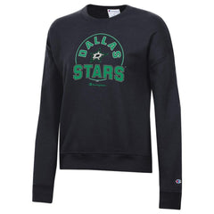 Dallas Stars Champion Women's Powerblend Pullover Sweatshirt - Black | US 201078307