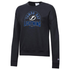 Tampa Bay Lightning Champion Women's Powerblend Pullover Sweatshirt - Black | US 201078314