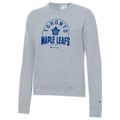 Toronto Maple Leafs Champion Women's Powerblend Pullover Sweatshirt - Gray | US 201078315