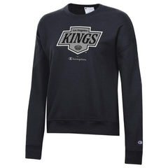 Los Angeles Kings Champion Women's Powerblend Pullover Sweatshirt - Black | US 201078320