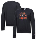 Anaheim Ducks Champion Women's Powerblend Pullover Sweatshirt - Black | US 201078326