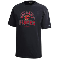 Calgary Flames Champion Youth Jersey T-Shirt - Black | US 201078407