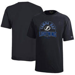 Tampa Bay Lightning Champion Youth Jersey T-Shirt - Black | US 201078417