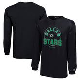 Dallas Stars Champion Youth Long-Sleeve Jersey T-Shirt - Black | US 201078452