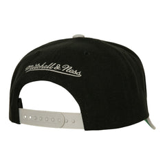 Brooklyn Nets Soul XL Logo Pro Crown Snapback Hat Black/Gray - Mitchell & Ness