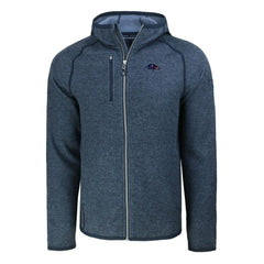 Baltimore Ravens Cutter & Buck Americana Mainsail Full-Zip Hooded Jacket - Heather Navy Jackets