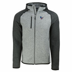 Houston Texans Cutter & Buck Americana Mainsail Full-Zip Hooded Jacket - Heather Gray/Heather Charcoal Jackets