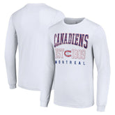 Montreal Canadiens Starter Retro Graphic Long Sleeve Crew T-Shirt - White | US 201083203