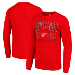 Detroit Red Wings Starter Retro Graphic Long Sleeve Crew T-Shirt - Red | US 201083228
