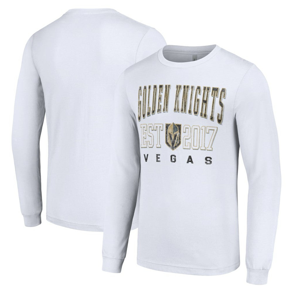 Vegas Golden Knights Starter Logo Graphic Long Sleeve T-Shirt - White | US 201083267
