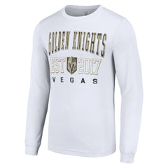 Vegas Golden Knights Starter Logo Graphic Long Sleeve T-Shirt - White | US 201083267