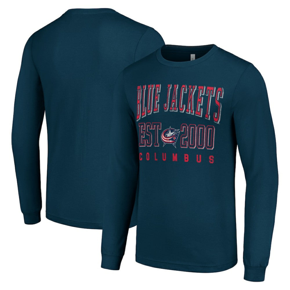 Columbus Blue Jackets Starter Logo Graphic Long Sleeve T-Shirt - Navy | US 201083270