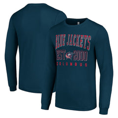 Columbus Blue Jackets Starter Logo Graphic Long Sleeve T-Shirt - Navy | US 201083270