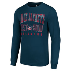 Columbus Blue Jackets Starter Logo Graphic Long Sleeve T-Shirt - Navy | US 201083270