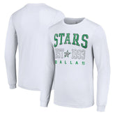 Dallas Stars Starter Logo Graphic Long Sleeve T-Shirt - White | US 201083281