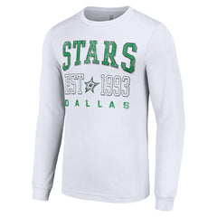 Dallas Stars Starter Logo Graphic Long Sleeve T-Shirt - White | US 201083281
