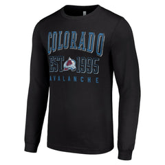 Colorado Avalanche Starter Logo Graphic Long Sleeve T-Shirt - Black | US 201083291