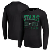 Dallas Stars Starter Logo Graphic Long Sleeve T-Shirt - Black | US 201083292