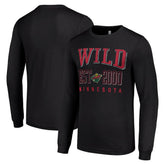 Minnesota Wild Starter Logo Graphic Long Sleeve T-Shirt - Black | US 201083293