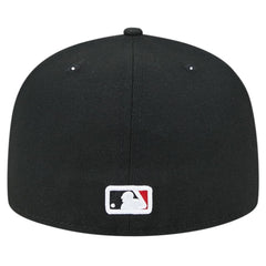 Minnesota Twins New Era Checkered Undervisor 59FIFTY Fitted Hat - Black Hats