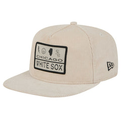 Chicago White Sox New Era Summer Essential Golfer Snapback Hat - Khaki Hats