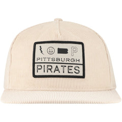 Pittsburgh Pirates New Era Summer Essential Golfer Snapback Hat - Khaki Hats