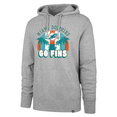 Miami Dolphins '47 Regional Headline Pullover Hoodie - Gray Hoodies