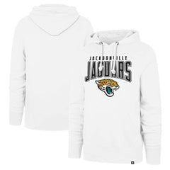 Jacksonville Jaguars '47 Elements Arch Headline Pullover Hoodie - White Hoodies