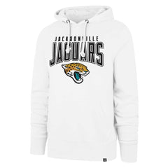 Jacksonville Jaguars '47 Elements Arch Headline Pullover Hoodie - White Hoodies