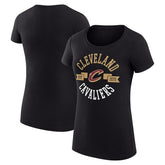Cleveland Cavaliers G-III 4Her by Carl Banks Women's Super-Slim Fit Lightweight Large City Logo T-Shirt Black outlet