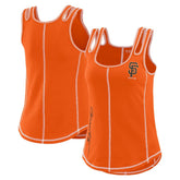 San Francisco Giants WEAR by Erin Andrews Women's Contrast Stitch Tank Top - Orange Tanks