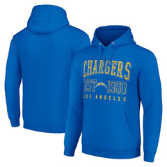 Los Angeles Chargers Starter Unisex Throwback Logo Pullover Hoodie - Royal Hoodies