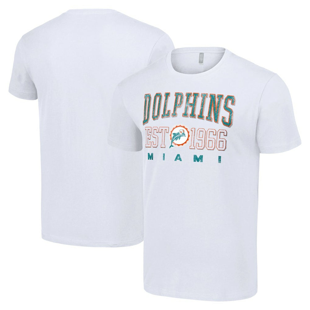 Miami Dolphins Starter Throwback Logo T-Shirt - White T-shirts