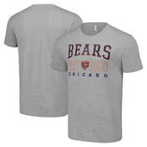 Chicago Bears Starter Throwback Logo T-Shirt - Heather Gray T-shirts