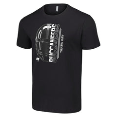 Tampa Bay Buccaneers Starter Half Helmet Logo T-Shirt - Black T-shirts