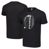 Kansas City Chiefs Starter Half Helmet Logo T-Shirt - Black T-shirts