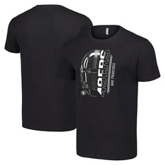 San Francisco 49ers Starter Half Helmet Logo T-Shirt - Black T-shirts